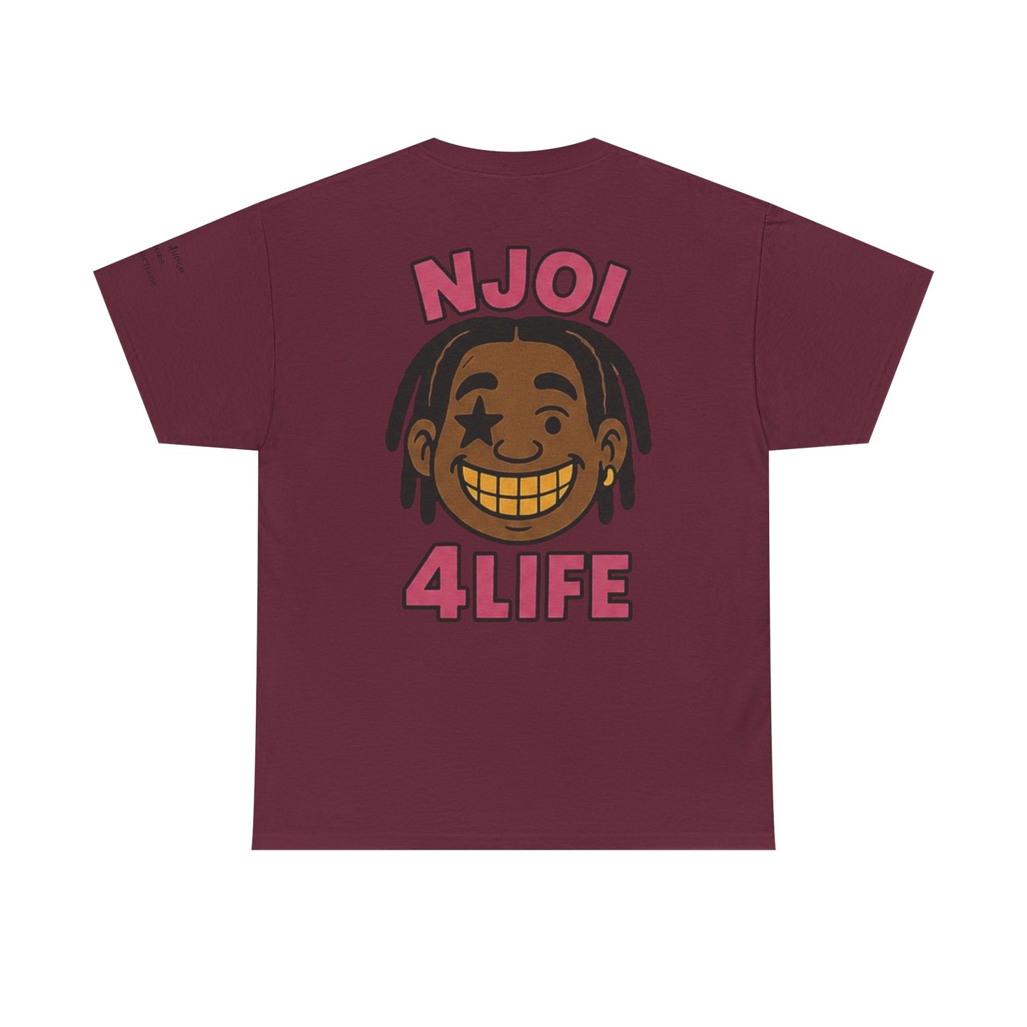 NJOI 4LIFE Staple Tee - Dark Pink Edition