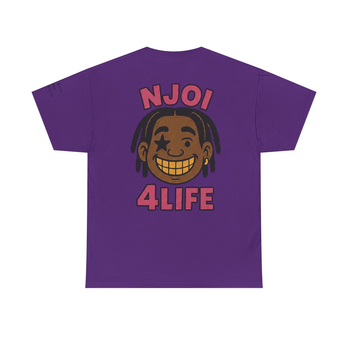 NJOI 4LIFE Staple Tee - Dark Pink Edition