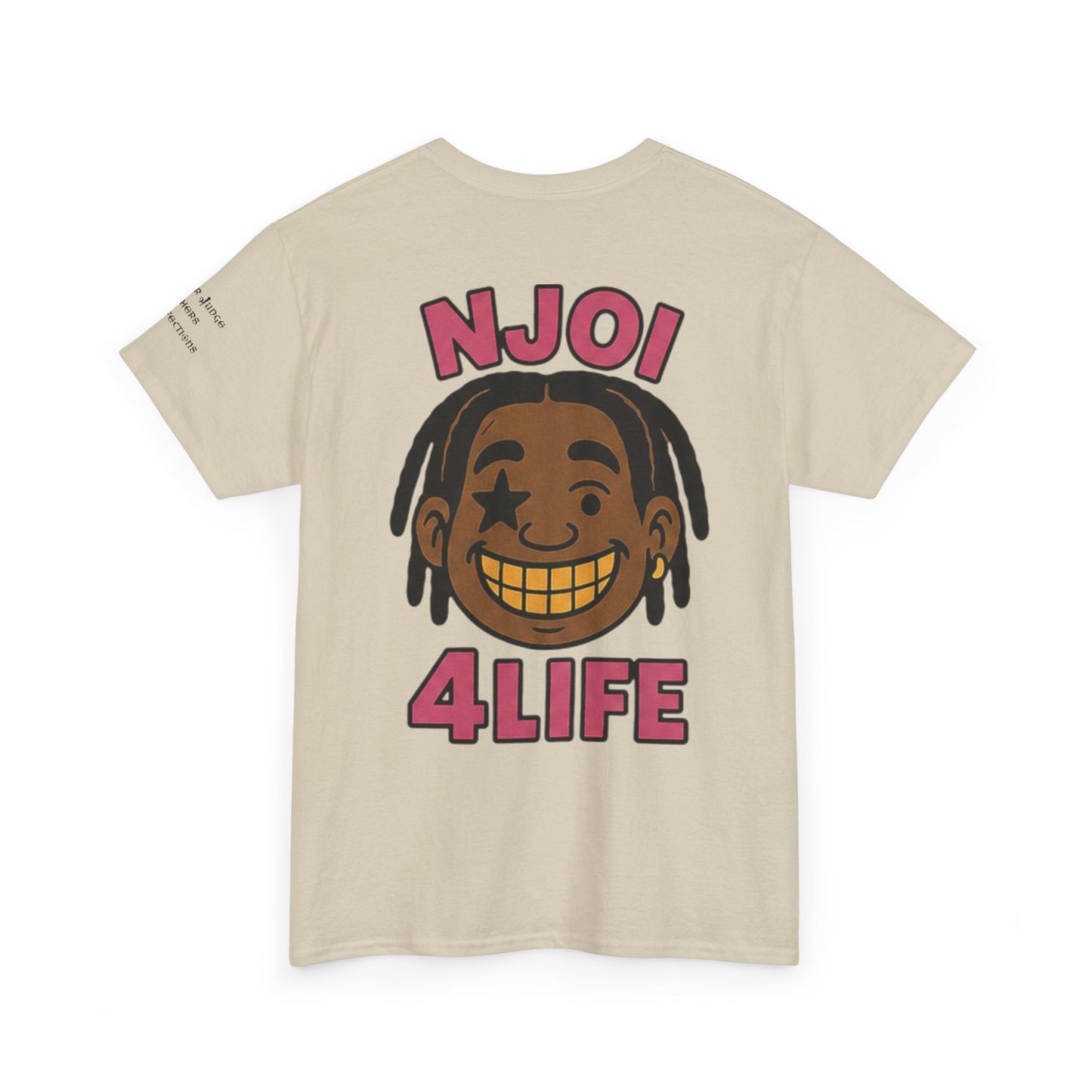 NJOI 4LIFE Staple Tee - Dark Pink Edition