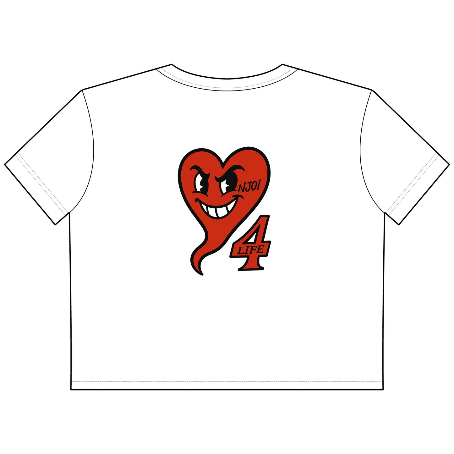 NJOI4LIFE Heart Crop Tee