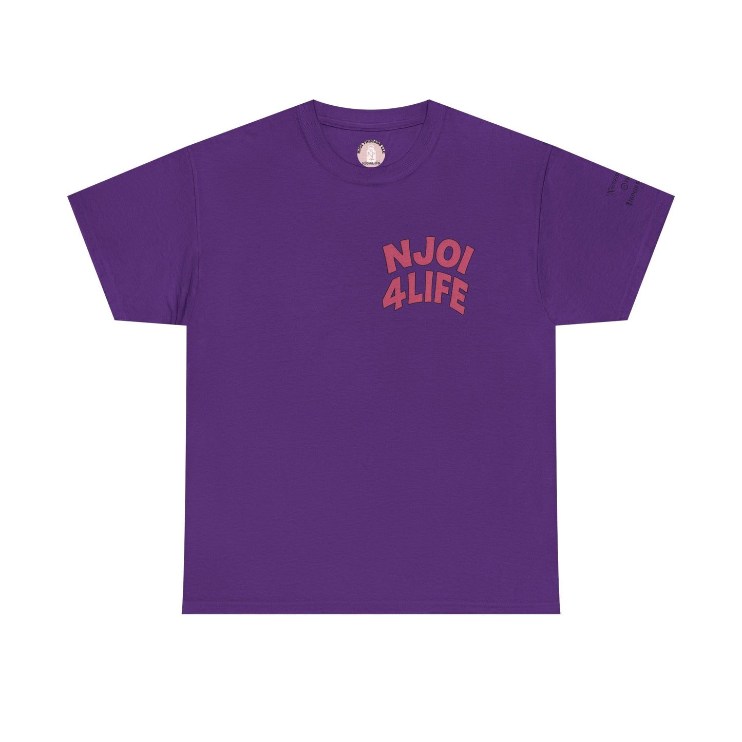 NJOI 4LIFE Staple Tee - Dark Pink Edition