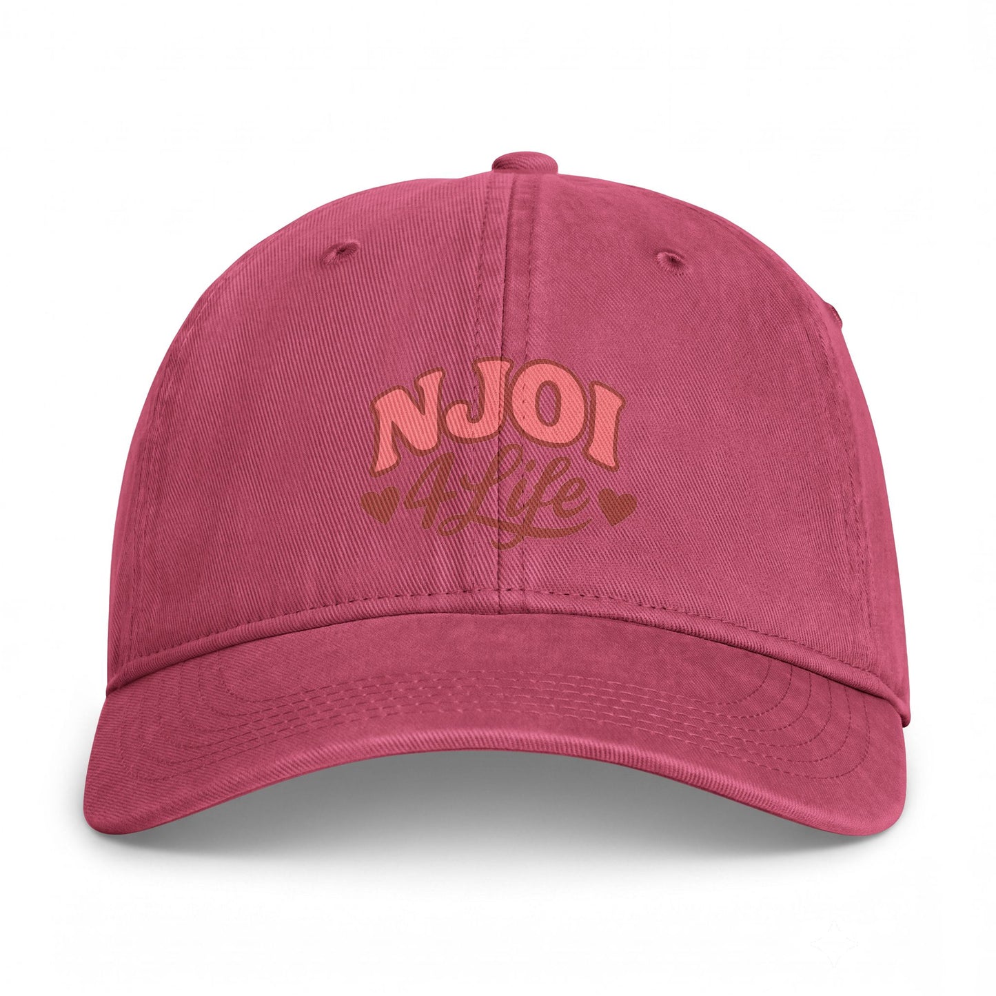 N4L Heart Script Washed Baseball Cap