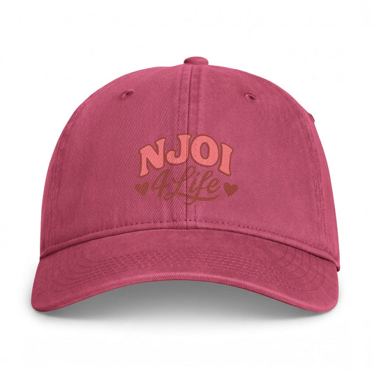 N4L Heart Script Washed Baseball Cap