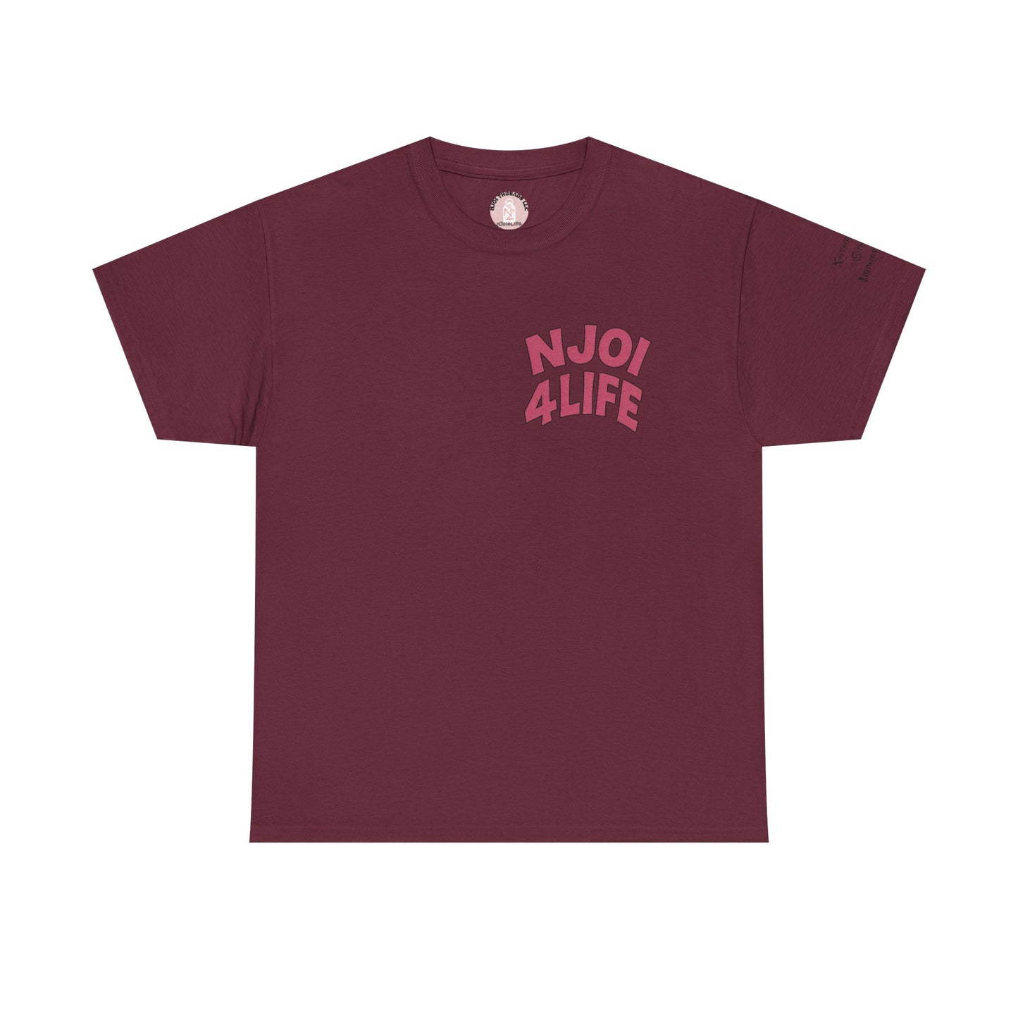 NJOI 4LIFE Staple Tee - Dark Pink Edition