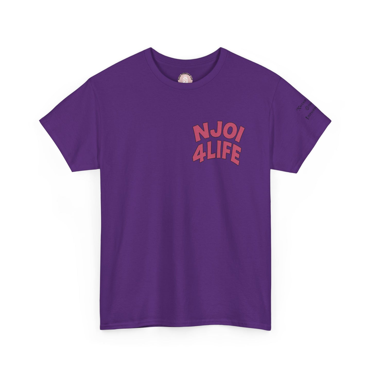 NJOI 4LIFE Staple Tee - Dark Pink Edition
